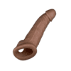 Dragon Condom Silicon Jumbo Pleasure Sleeve Brown