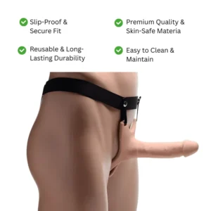 7 inch silicone premium vibrating belt condom skin – Kamahut